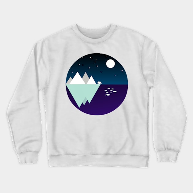 Minimalist nature art Crewneck Sweatshirt by SAMUEL FORMAS